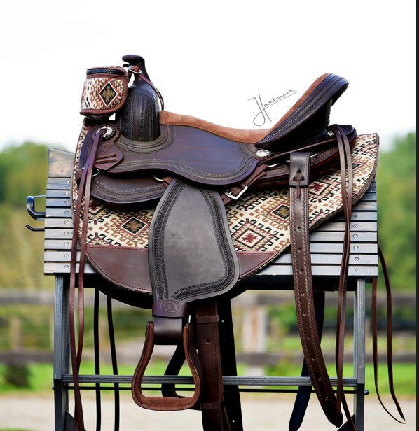 EDIX Django Westernsattel braun