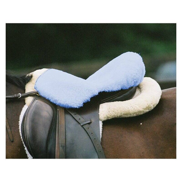 Engel Reitsport Lammfell Sattelsitzbezug Englisch (Sabez1) babyblau