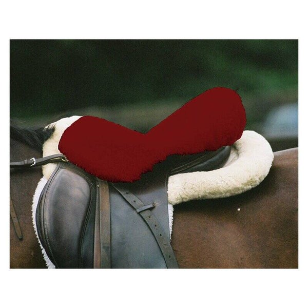 Engel Reitsport Lammfell Sattelsitzbezug Englisch (Sabez1) bordeaux