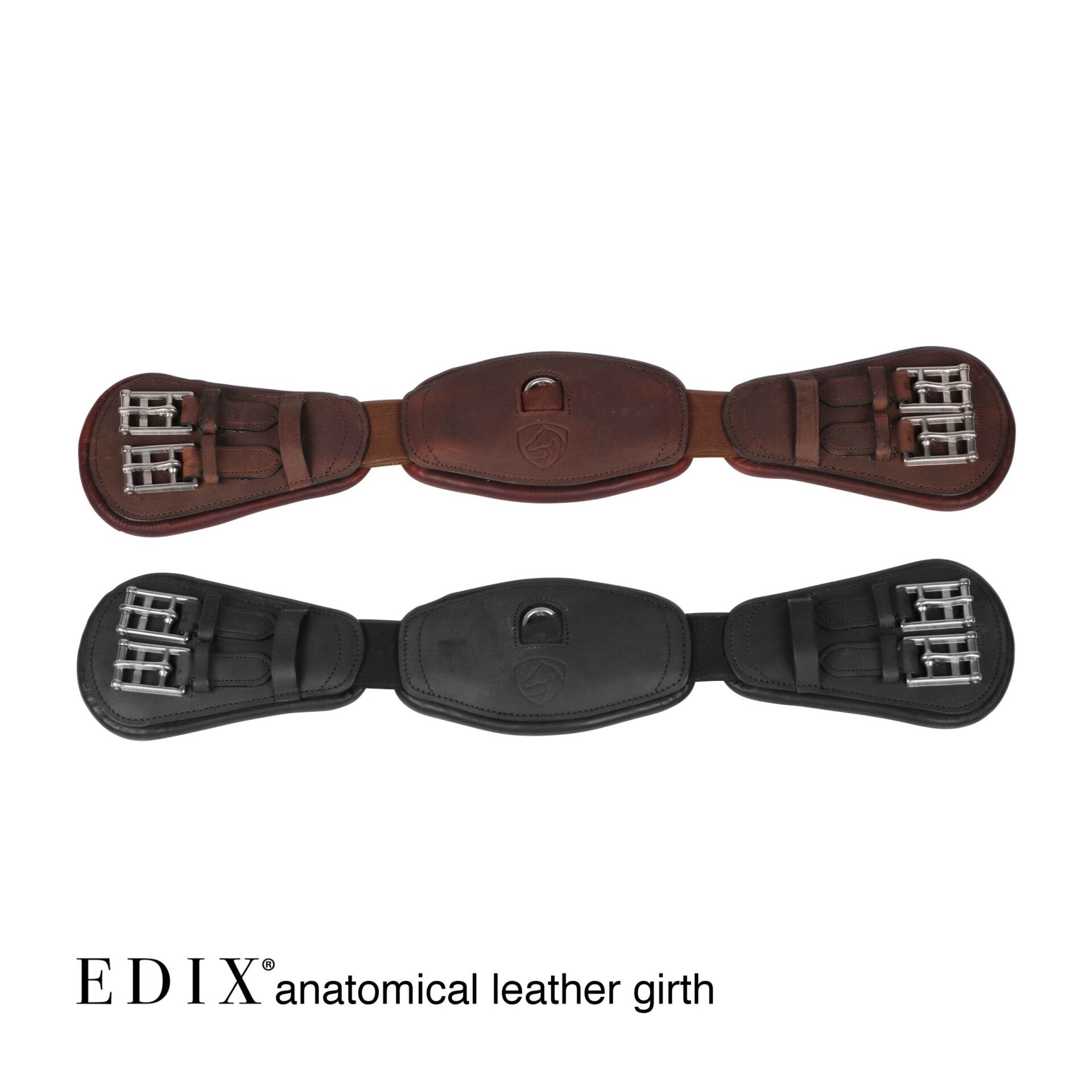 EDIX anatomic leather dressage girth