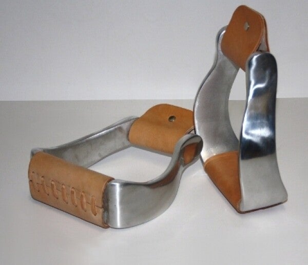 "HYX" Alu Steigbügel- Glatt - gebogen - 1 1/2 ''