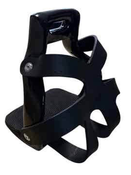 Umbria Equitazione Aluminium Steigbügel mit Cage schwarz