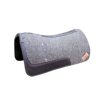 Pool's Wollfilz-Pad mit Lederbesatz, Feltpad