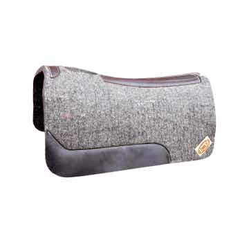 Pool's Wollfilz-Pad mit Lederbesatz, Feltpad