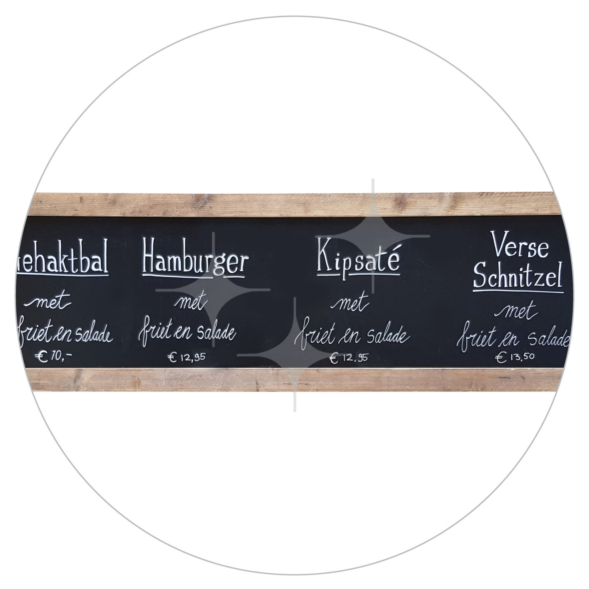 Krijtbord Steigerhout (250x75)