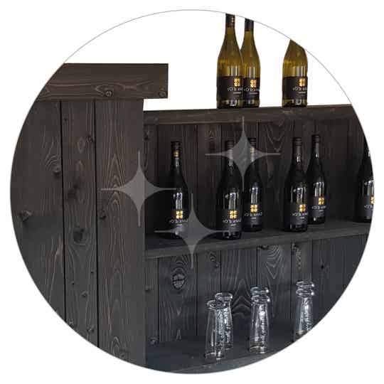 100% Natural Dark Drankentafel