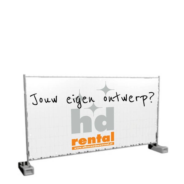 Bouwhek met Custommade zeil