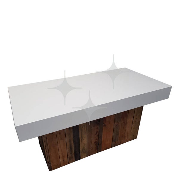 EcoWood buffet 160x80 Wit blad