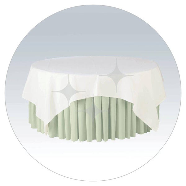 Tafelrok geplooid 470cm (div. kleuren)