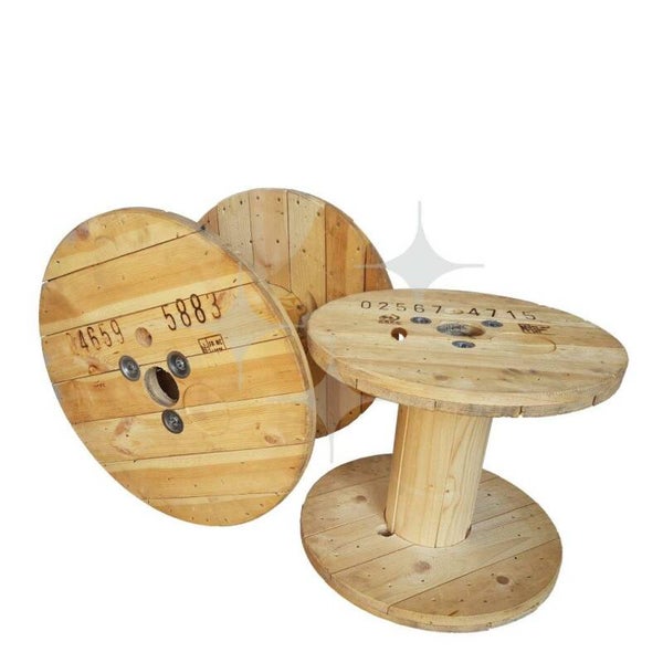 Houten kabelhaspels (formaten 50cm tot 75cm)