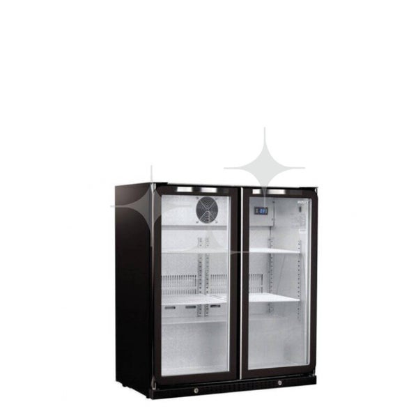 Koelkast laag 2 glazen deuren