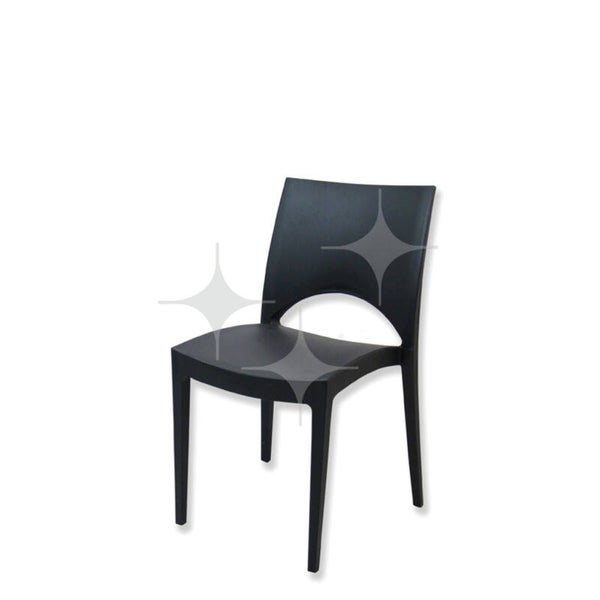 Kunststof Designstoel zwart | GePeBe