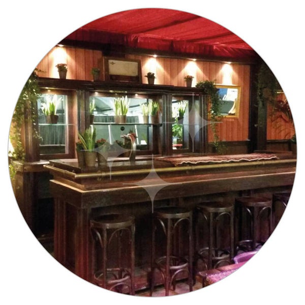 Bruin Café Bar 3,5 mtr (compleet)