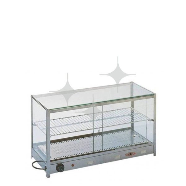 Warmhoudvitrine tafelmodel 2xGN