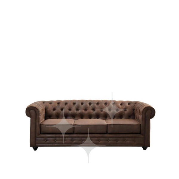 Chesterfield 2-zits bruin