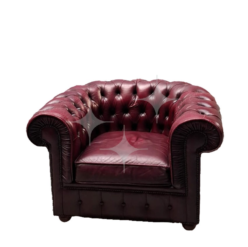 Chesterfield fauteuil rood