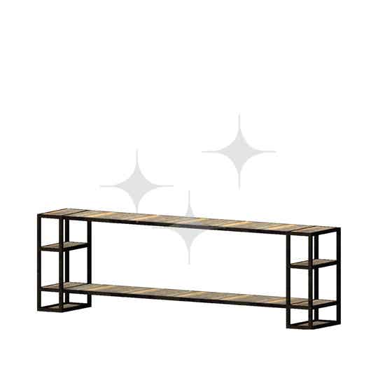 Kastenwand | 392x72x120cm | GePeBe