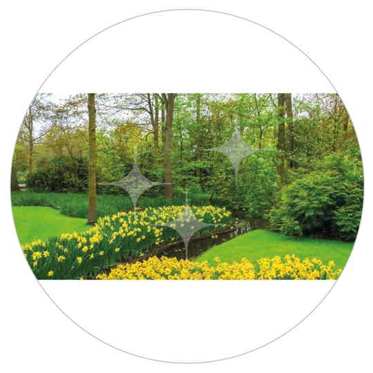 FotoDecorDoek 003 8x4 Lente Park Links
