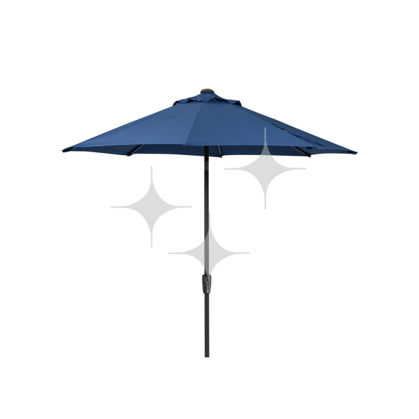 Parasol Blauw | 3x3m | Achthoek