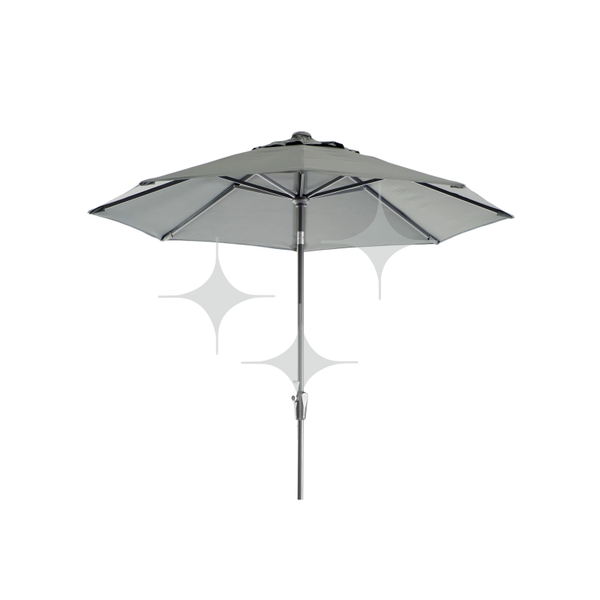 Parasol Grijs | 3x3m | Achthoek