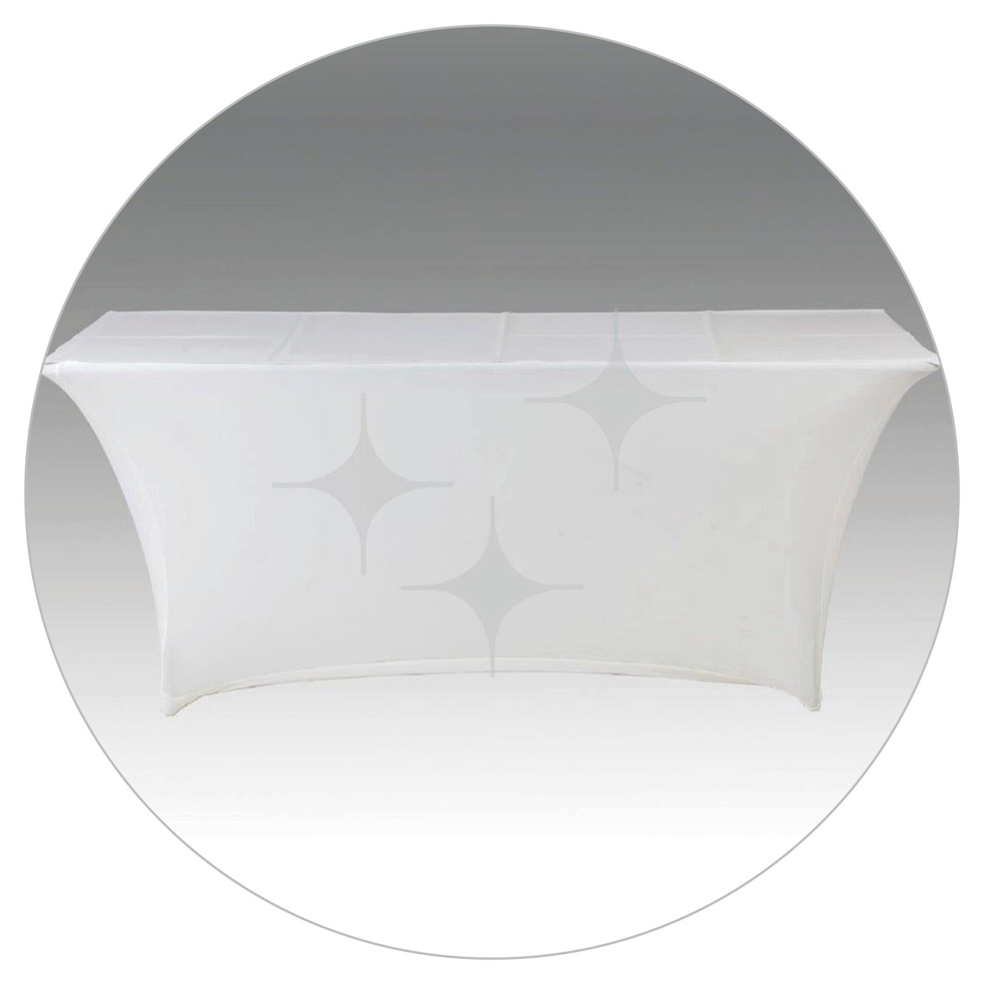 Buffethoes stretch 76/180 incl. kleed (div. kleuren) 