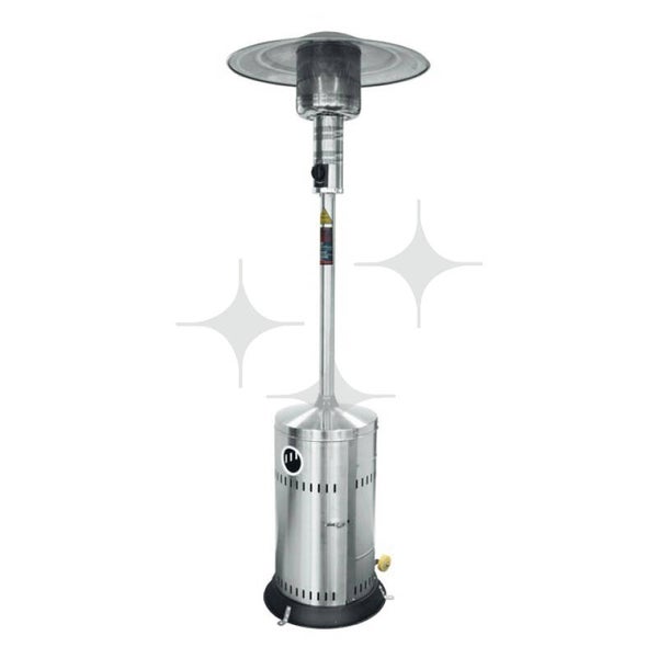 Terrasverwarmer paddenstoel RVS