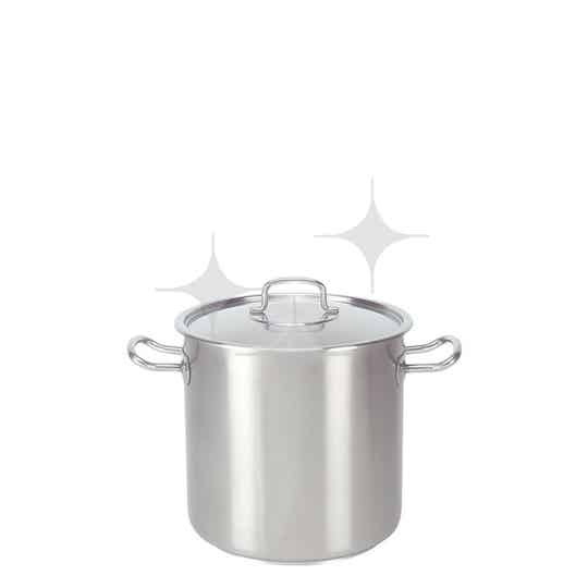 Kookpan RVS 10L met deksel