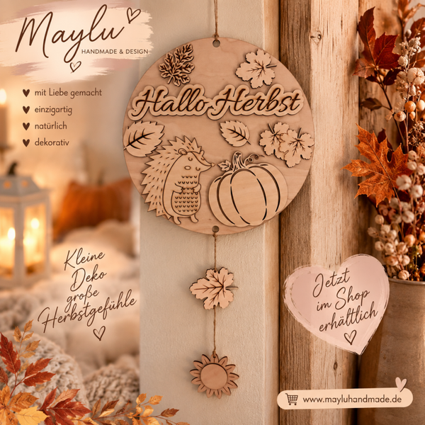 Wandbild- Hallo Herbst