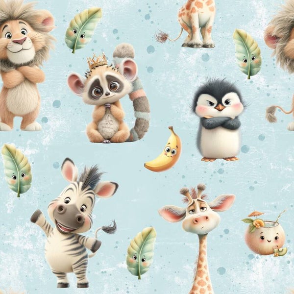 Madagascar- Kinderstoff Meterware