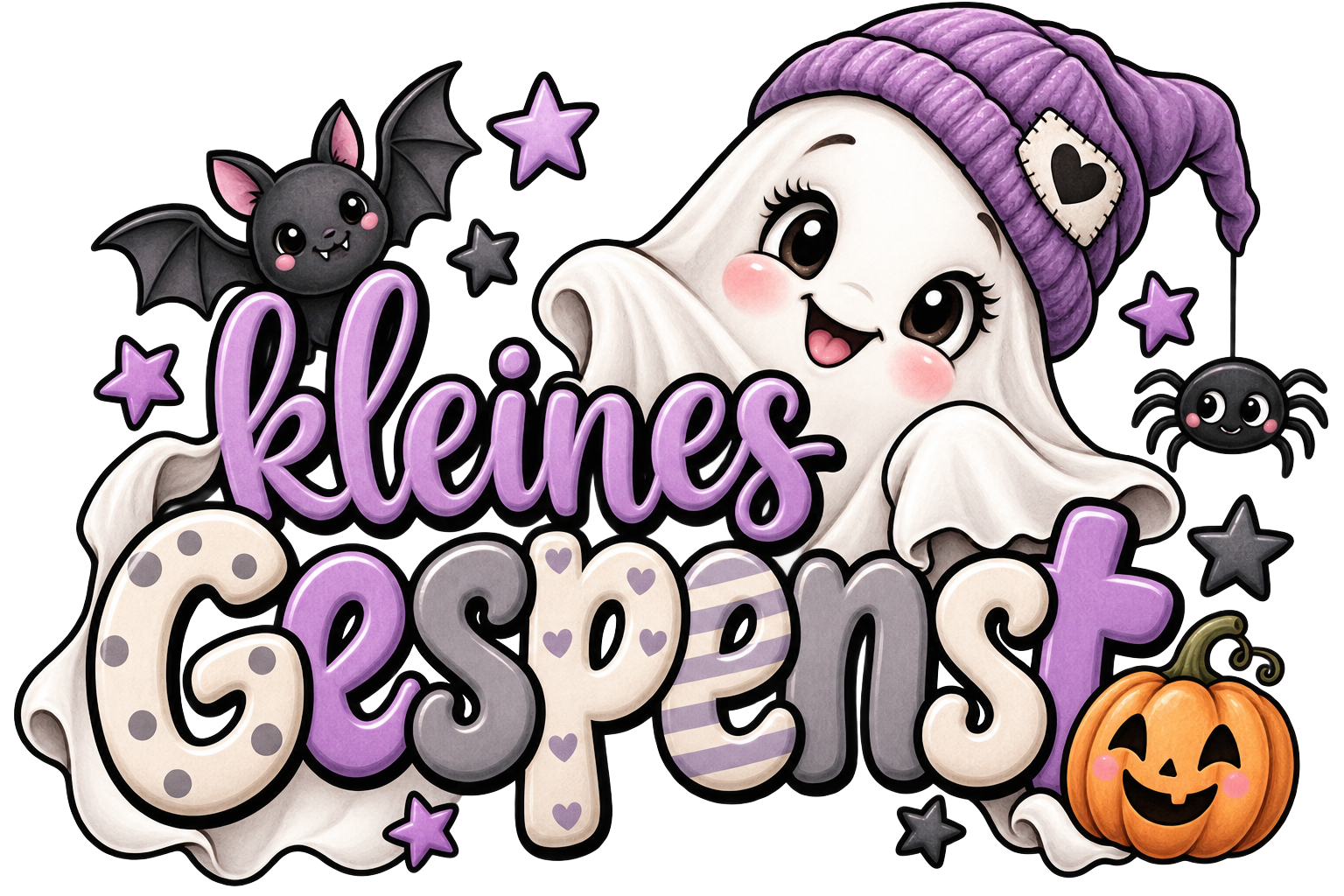 Bügelbild -  Kleines Gespenst