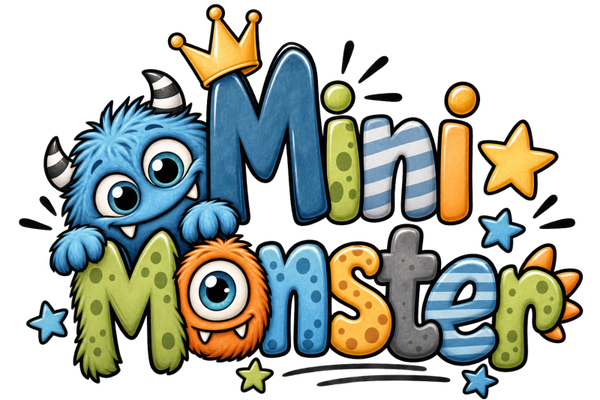 Bügelbild -   Mini Monster