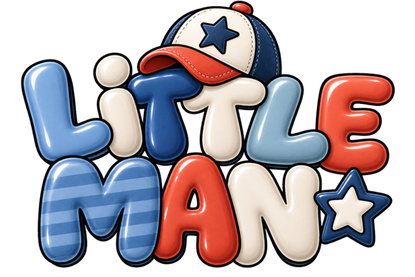 Bügelbild - Little Man