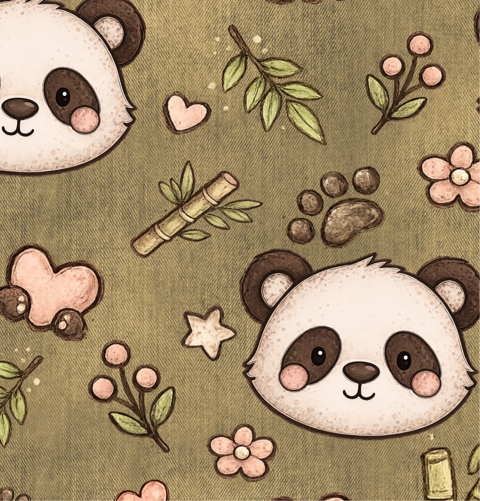 Exklusives Ditigale Design- panda
