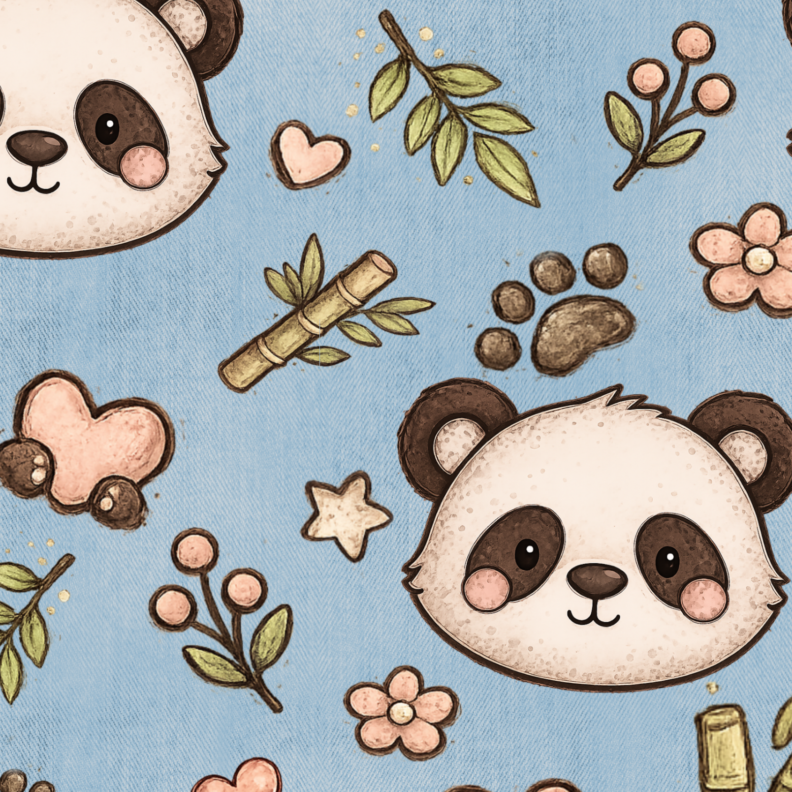 Exklusives Ditigale Design- panda