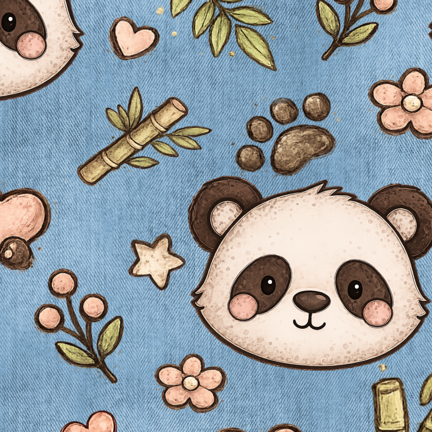 Exklusives Ditigale Design- panda