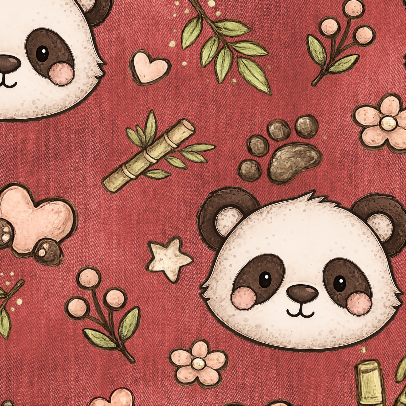 Exklusives Ditigale Design- panda