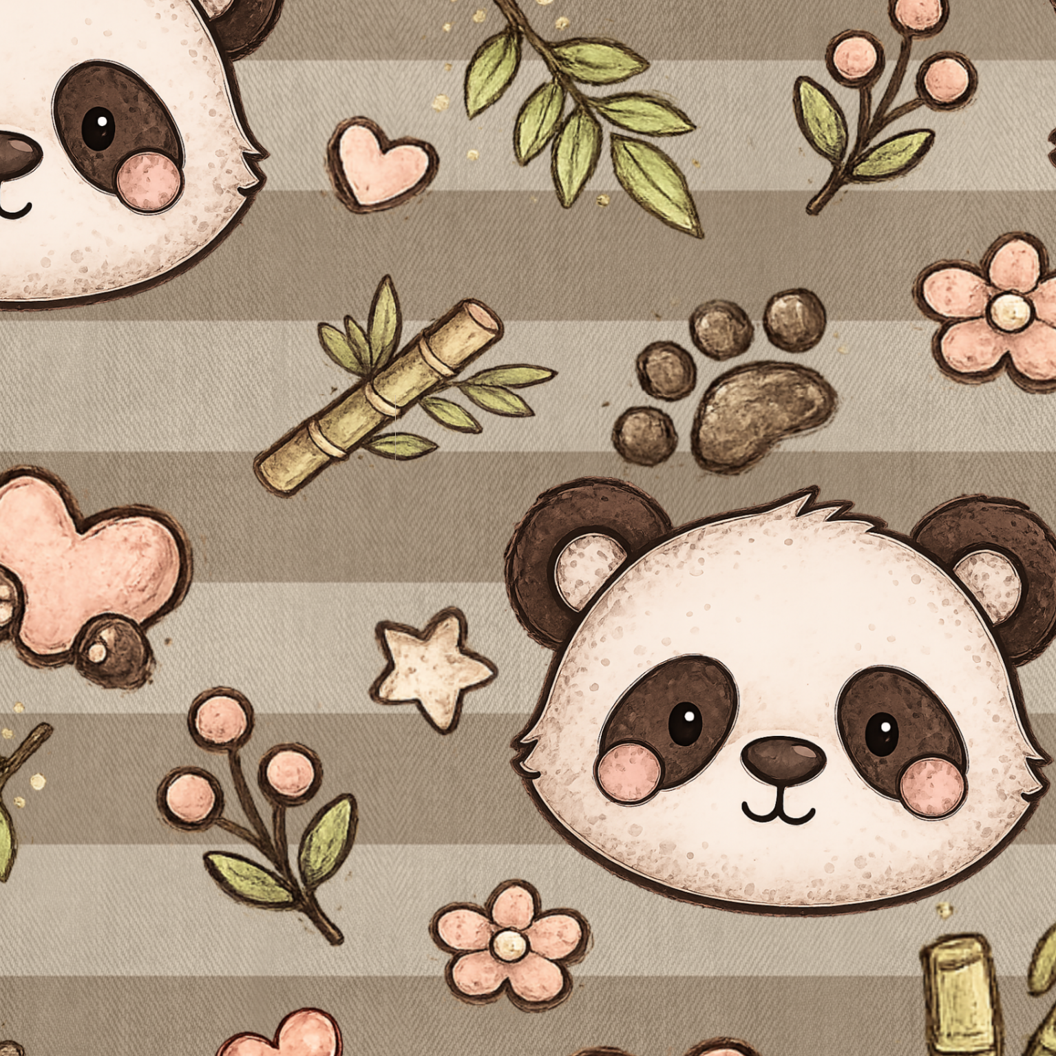 Exklusives Ditigale Design- panda