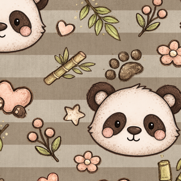 Exklusives Ditigale Design- panda