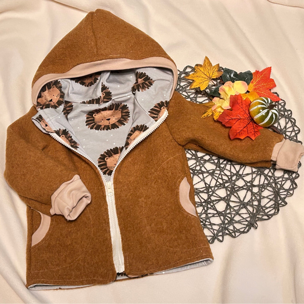 Wollwalkjacke Löwe
