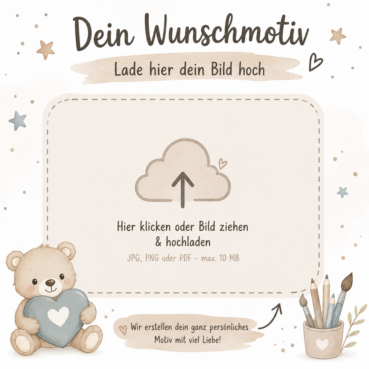 Bügelbild -    Wunschmotiv