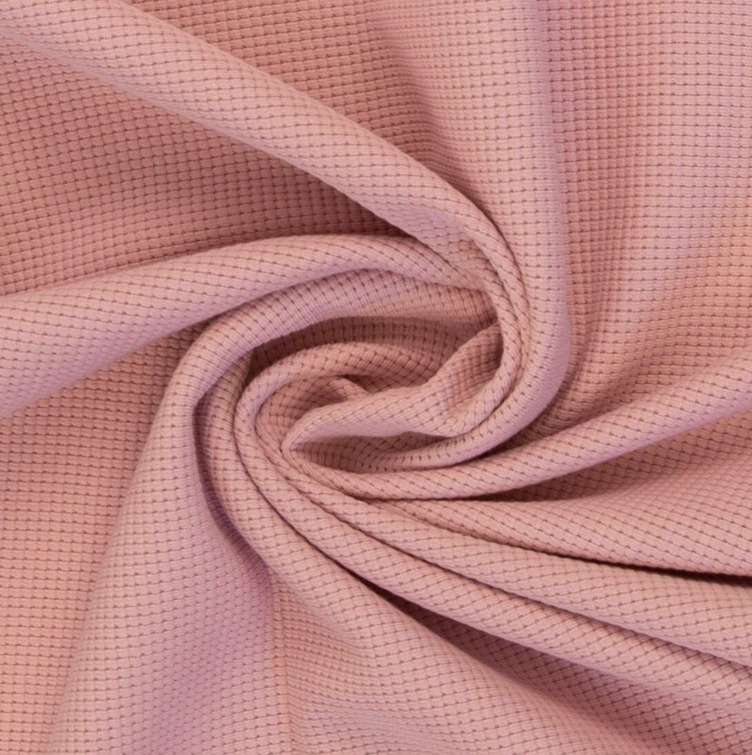 Clarissa Waffeljersey, uni rosa