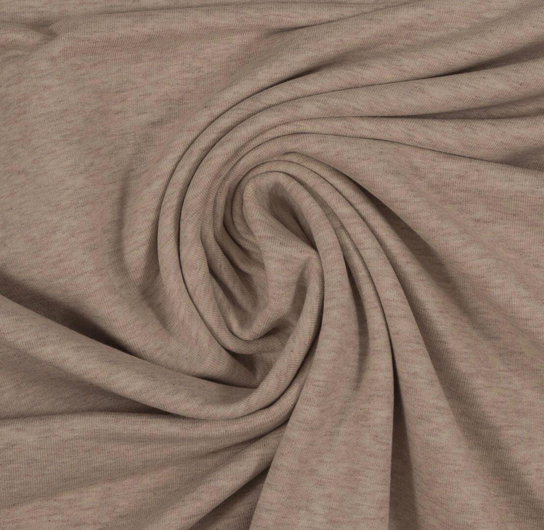 Maike melange French Terry meliert, beige