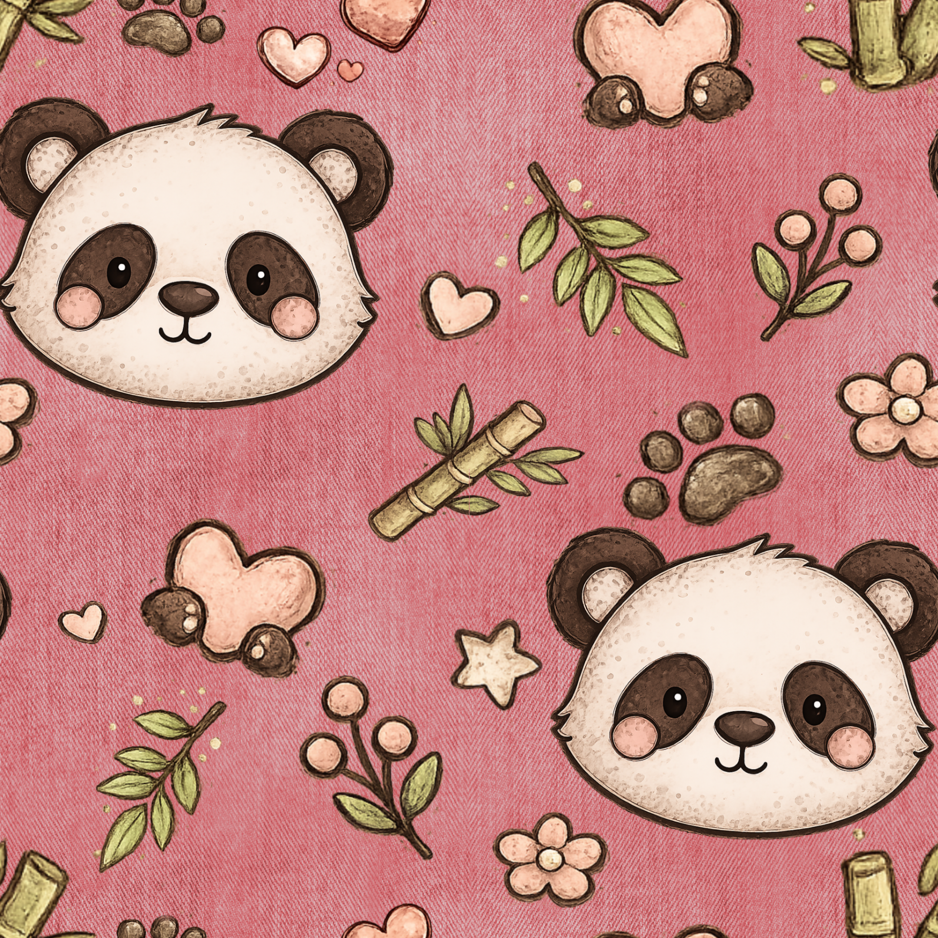 Exklusives Ditigale Design- panda