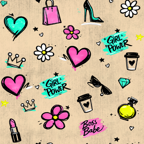 Exklusives Digitale Design-  Girl Power