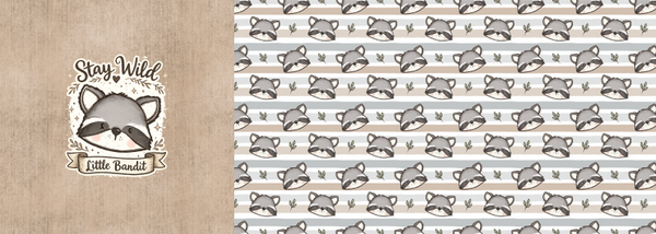 Panel Waschbär-  50cmx140cm