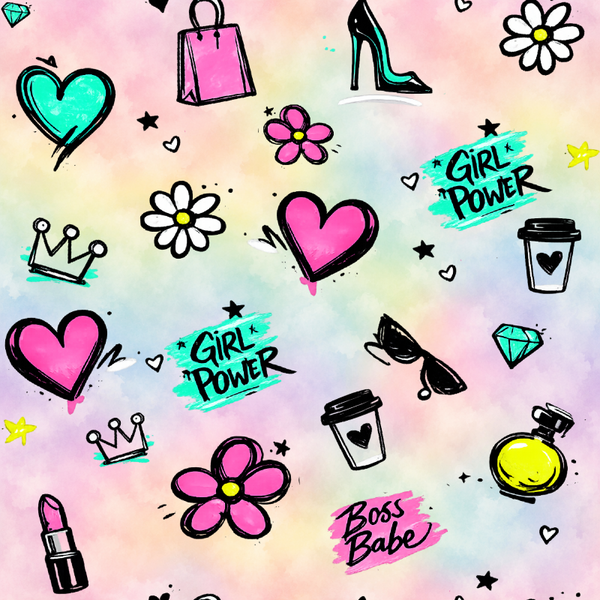 Exklusives Digitale Design-  Girl Power