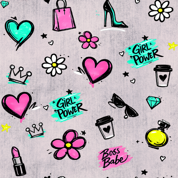 Exklusives Digitale Design-  Girl Power