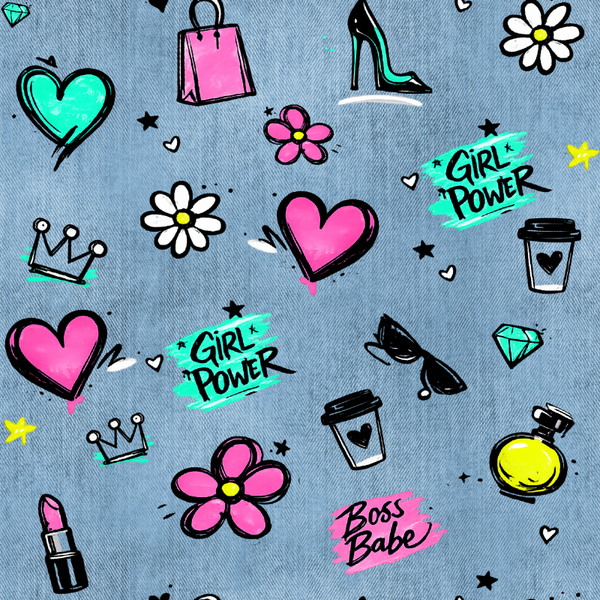 Exklusives Digitale Design-  Girl Power