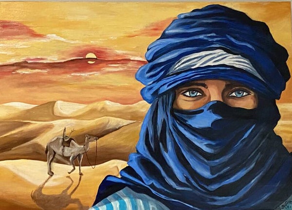 Touareg au regard bleu