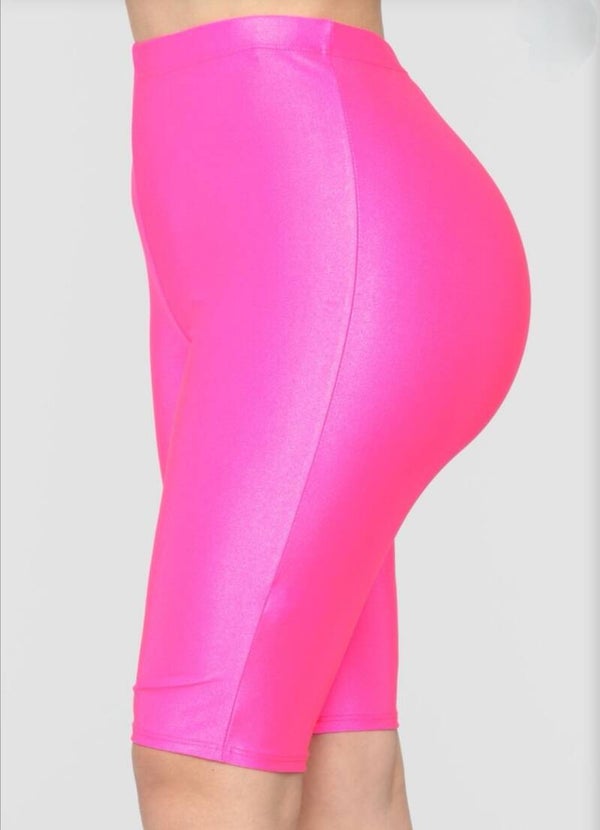 Neon Biker Short Pink. 